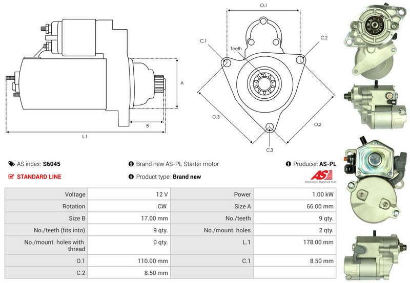 AS-PL S6045 Starter