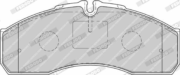 FERODO FVR1791 Brake Pad Set, disc brake