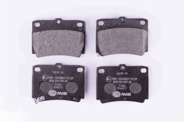 HELLA PAGID 8DB 355 009-501 Brake Pad Set, disc brake