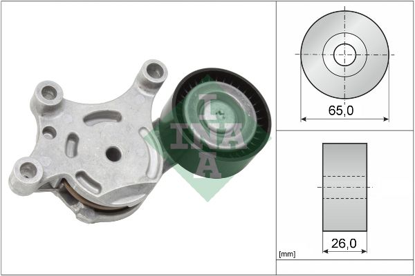 Schaeffler INA Szíjfeszítő, hosszbordás szíj 534 0075 20