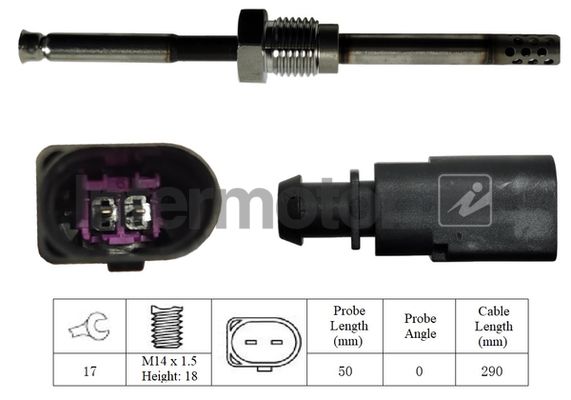 INTERMOTOR 27297 - Sensor, Exhaust Gas Temperature