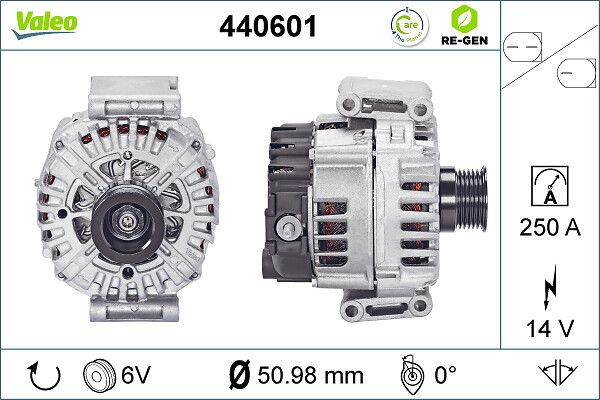 VALEO Dynamo / Alternator 440601