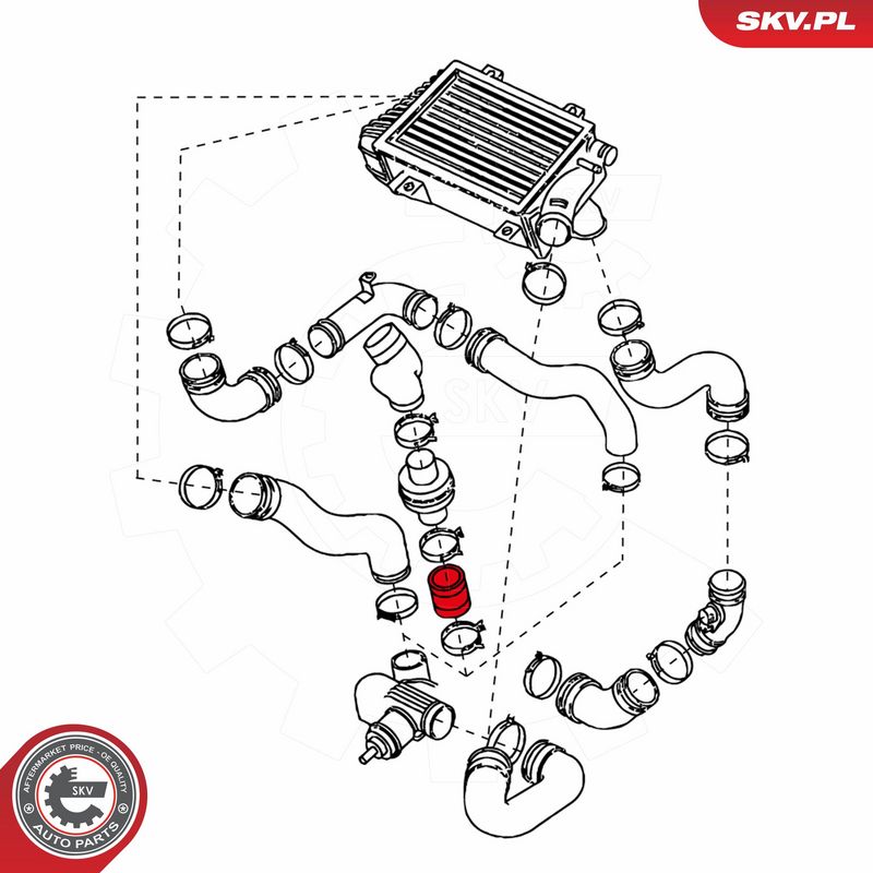 ESEN SKV 24SKV092 - Charge Air Hose