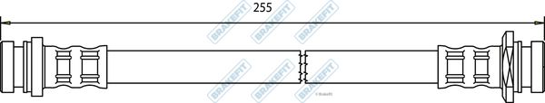 APEC Brake Hose BHO4174
