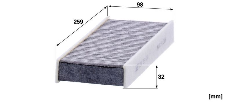 Filter, salongiõhk, MANN-FILTER CUK 26 014-2