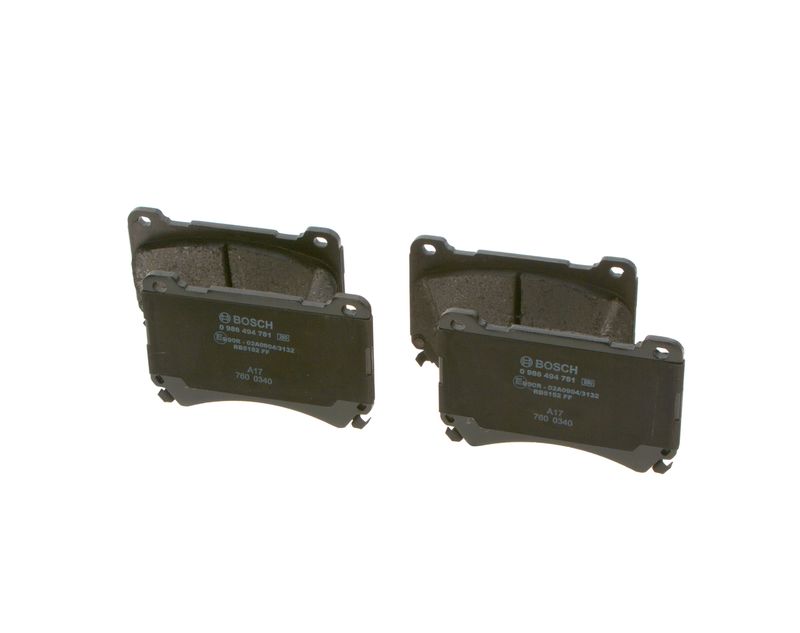 BOSCH 0 986 494 781 Stabdžių trinkelių rinkinys, diskinis stabdys