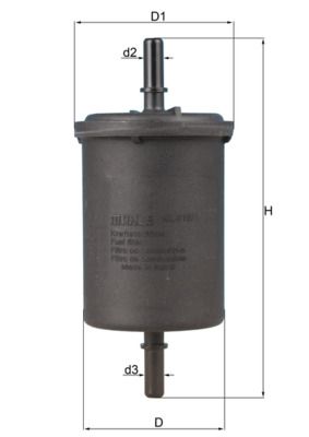 KNECHT Üzemanyagszűrő KL 416/1