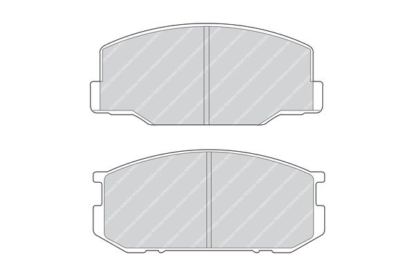 FERODO fékbetétkészlet, tárcsafék FDB265