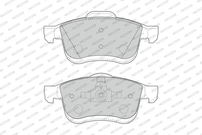 FERODO Plaquettes de frein à disque FDB4951