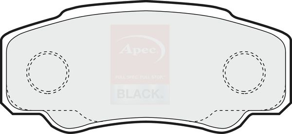 APEC Brake Pad Set, disc brake PAD1261B
