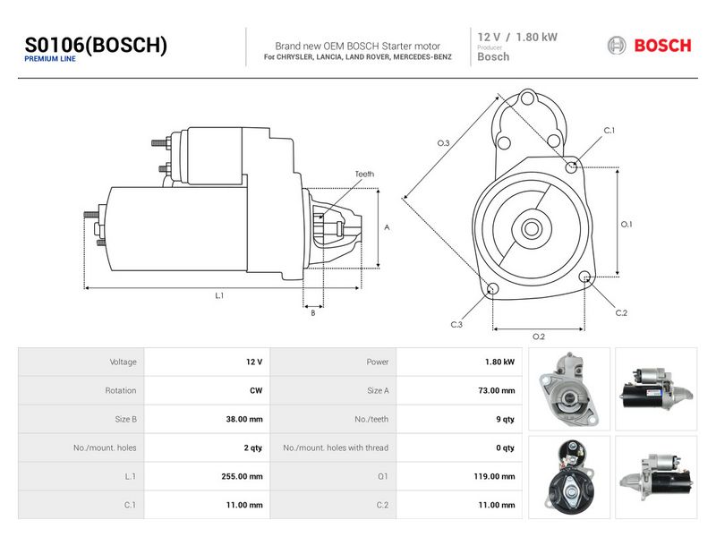 This part match OEM code: PRC5658