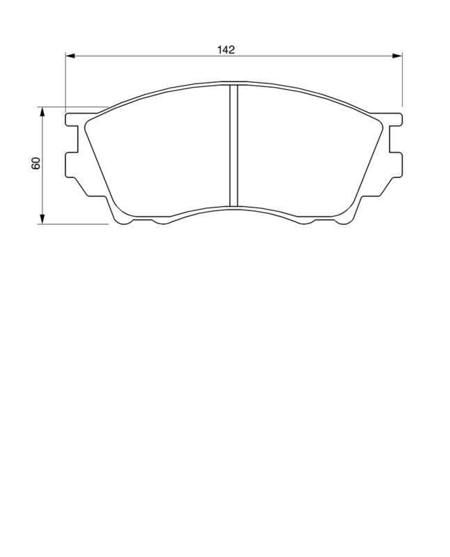 BOSCH 0986424753 Brake Pad Set, disc brake
