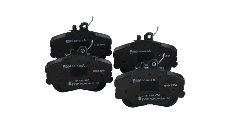 Piduriklotsi komplekt, ketaspidur, VALEO 301013A