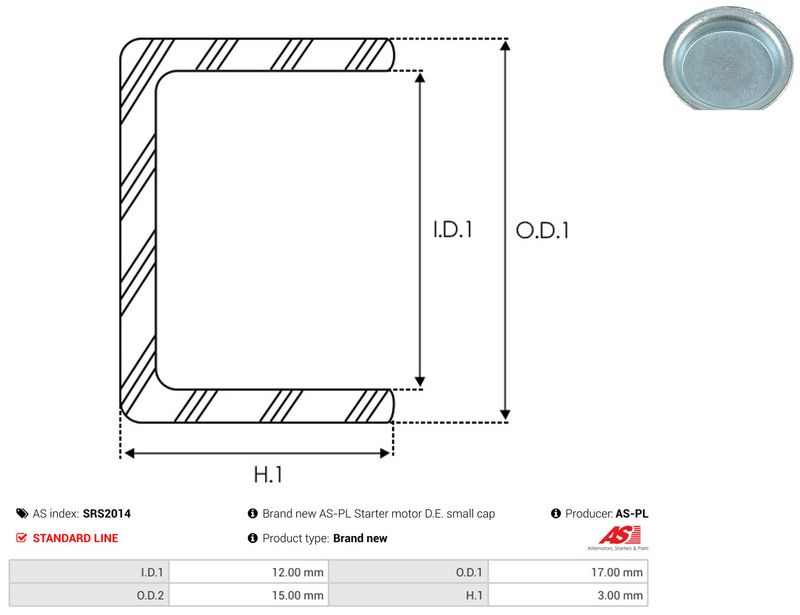 AS-PL SRS2014 Repair Kit, starter