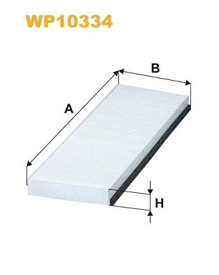 Filtr, vzduch v interiéru WP10334