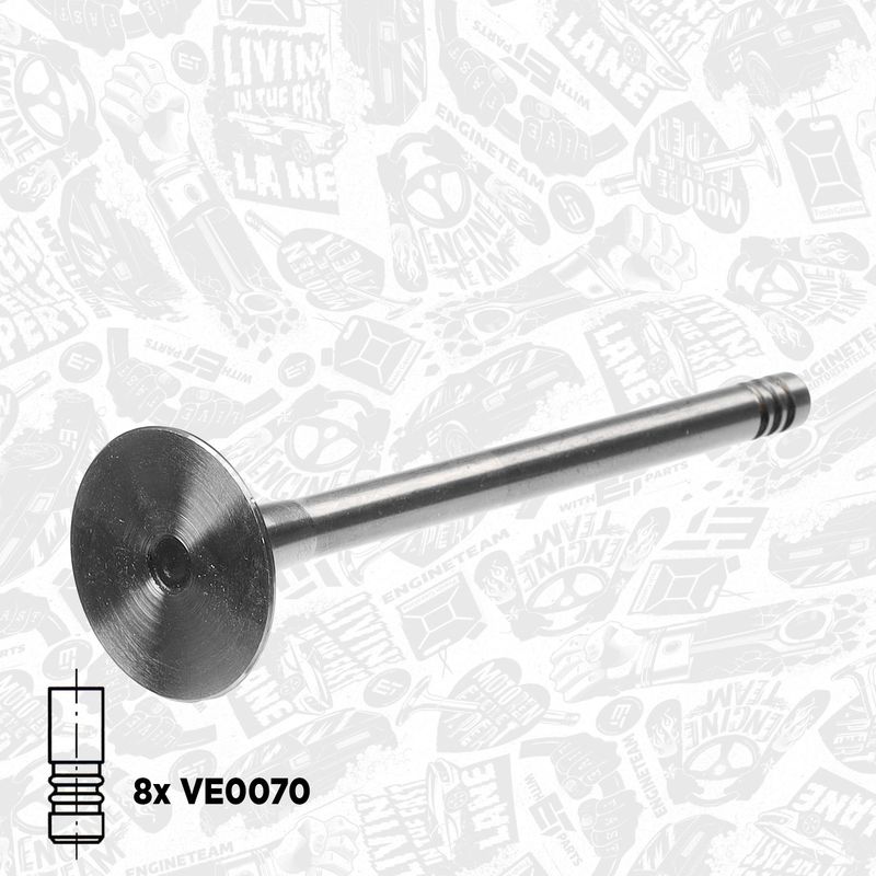 Product Image - Kleppenset, in-/uitlaatklep - VS0008 - ET ENGINETEAM