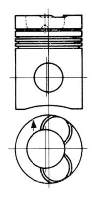 Product Image - Zuiger - 91360600 - KOLBENSCHMIDT