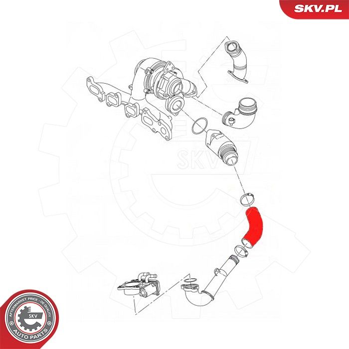 Шланг подачі наддувального повітря, Skv Germany 43SKV445