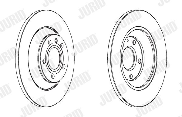 Гальмівний диск, Jurid 562504JC