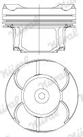 Поршень, BMW Поршень 1 F20,2,3 F30,4,5 F10 520/528,X1/3/5 F15,Z4 2.0 10-, Nüral 8743460000