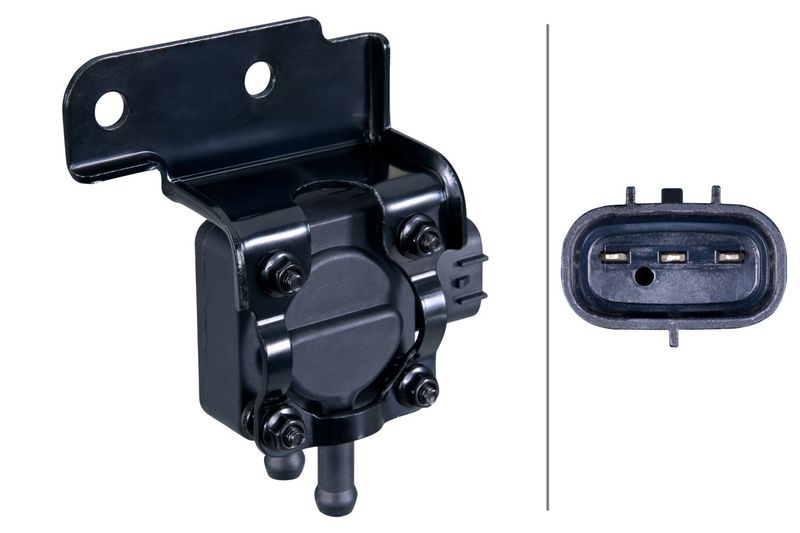 HELLA Sensor, exhaust pressure 6PP 358 392-381