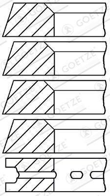 Jeu+segments+pistons GOETZE ENGINE 08-522200-00