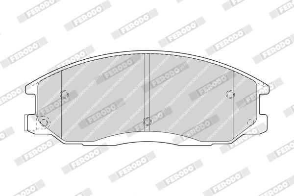 FERODO FDB1605 Brake Pad Set, disc brake