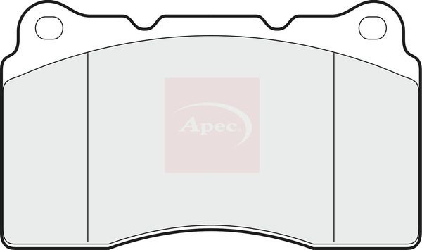 APEC Brake Pad Set, disc brake PAD1370