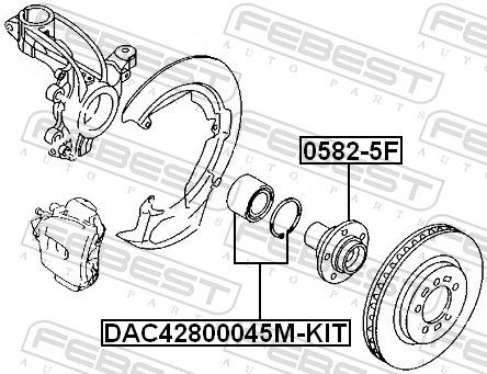 FEBEST 0582-5F Wheel Hub