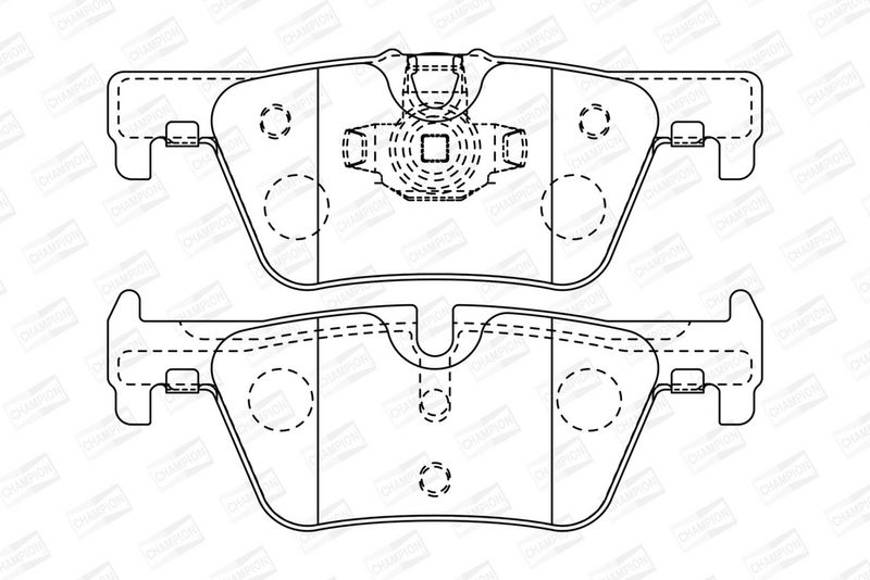 CHAMPION Plaquettes de frein à disque 573401CH