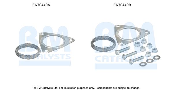 BM CATALYSTS szerelőkészlet, kipufogócső FK70440