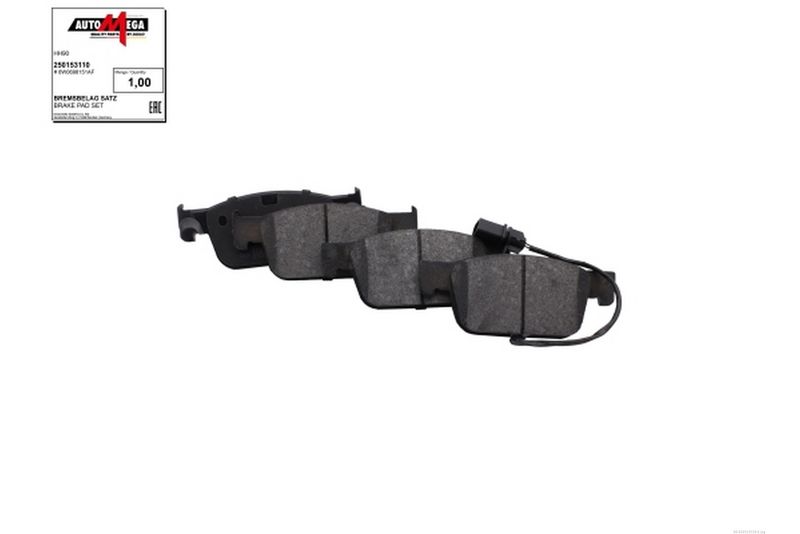 AUTOMEGA 250153110 - Brake Pad Set, disc brake