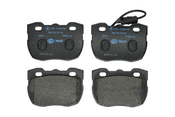 HELLA PAGID 8DB 355 037-941 Brake Pad Set, disc brake