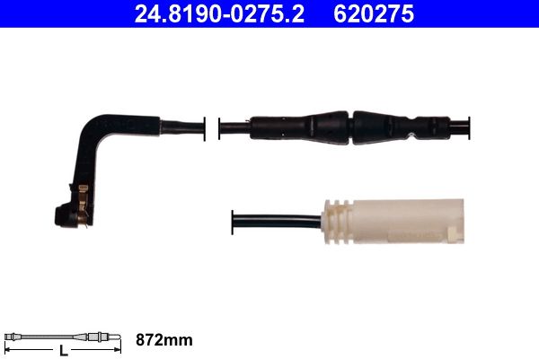 Конт. попер. сигналу, знос гальм. накл., Ate 24.8190-0275.2