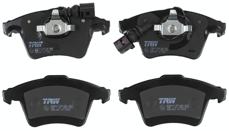 TRW GDB1651 Brake Pad Set, disc brake