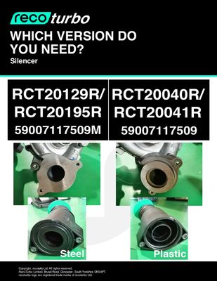 Recoturbo RCT20040R Charger, charging (supercharged/turbocharged)