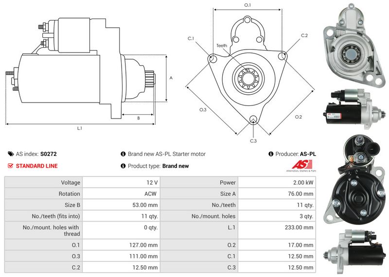 AS-PL S0272 Starter