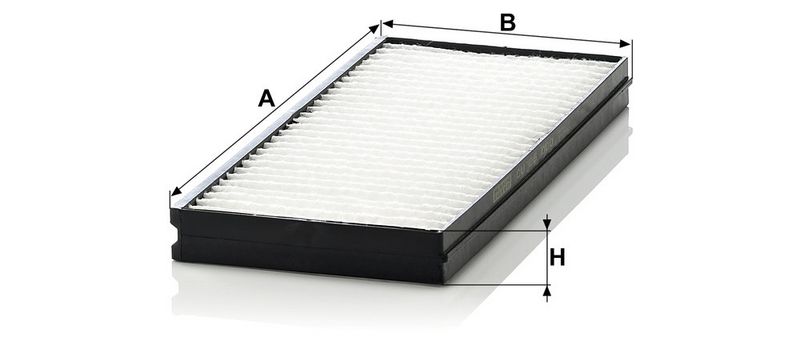 Filter, salongiõhk, MANN-FILTER CU 26 000-2