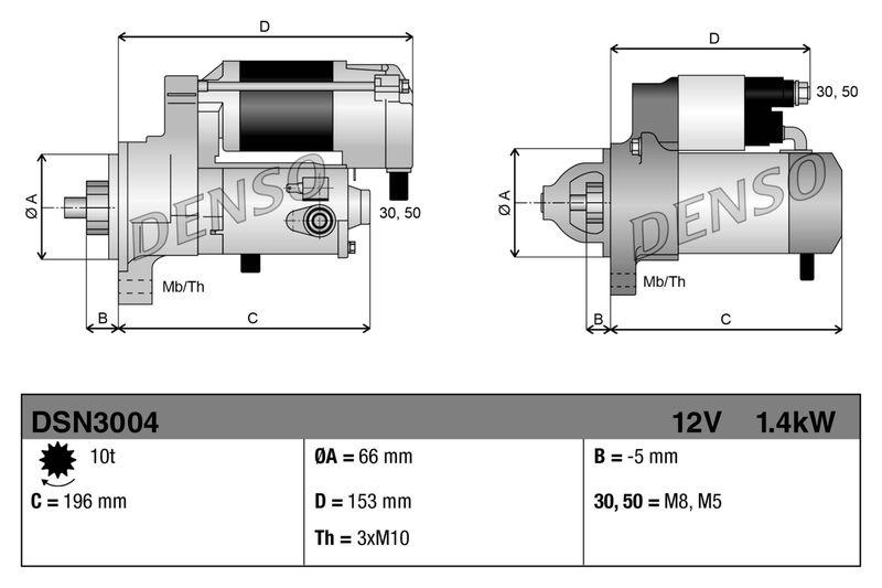 DENSO DSN3004 Starter