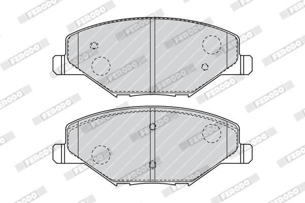 FERODO FDB4590 Brake Pad Set, disc brake