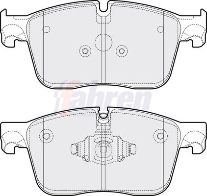Fahren Brake Pad Set, disc brake FBP3783
