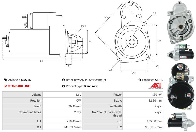 AS-PL S3228S Starter