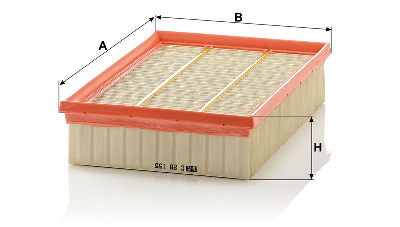 Õhufilter, MANN-FILTER C 28 155