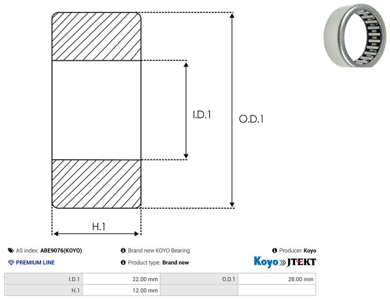 AS-PL ABE9076(KOYO) Bearing