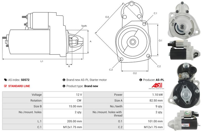 Starter, AS-PL S0572