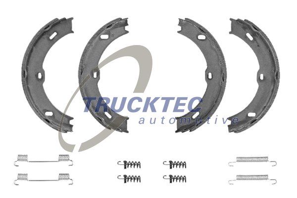 Комплект гальмівних колодок, стоянкове гальмо, Trucktec Automotive 02.35.205