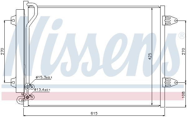 NISSENS 94831 Condenser, air conditioning