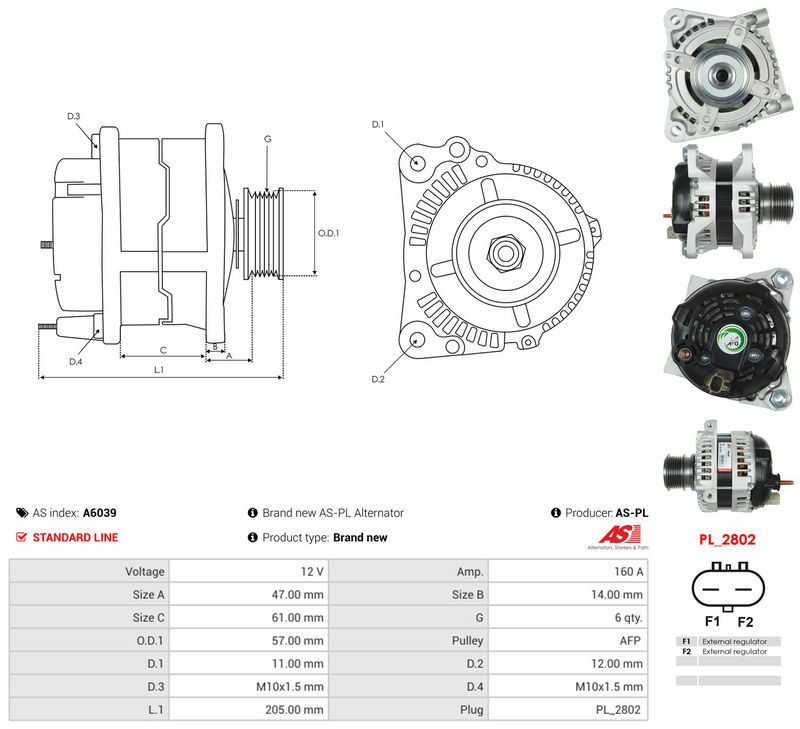 Generaator, AS-PL A6039