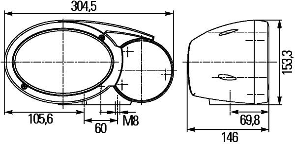 Основна фара, Hella 1EB996167-031