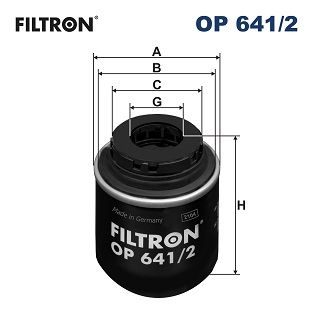 FILTRON olajszűrő OP 641/2